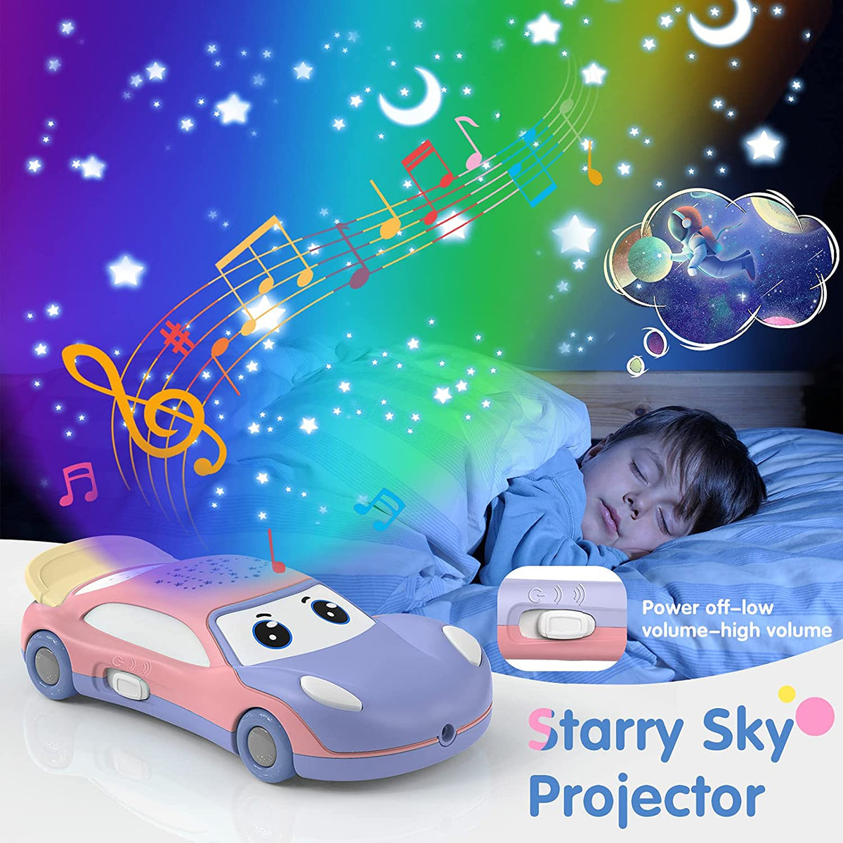 Baby Toy Car Phone with Star Projector