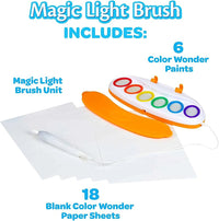 25Pcs Toddlers Magical Painting Set With Light-up Brush