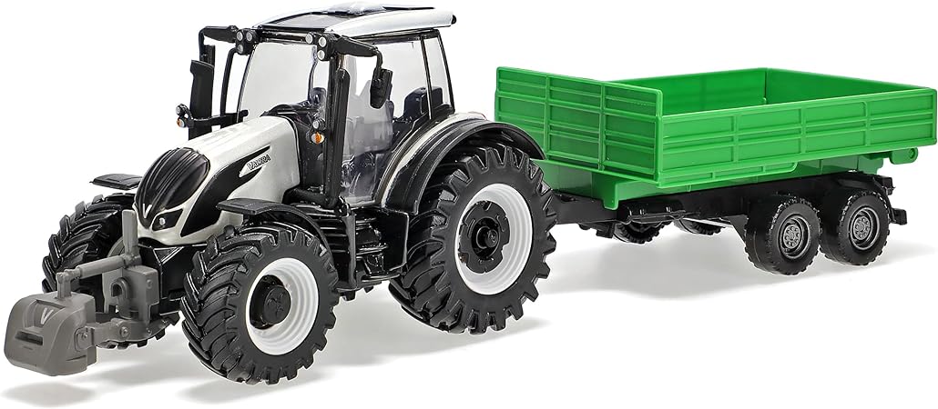 Bburago Farm Land Valtra N174 Tractor With Trailers
