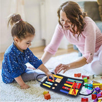 Multi-functional Toddlers Basic Skills Busy Bag
