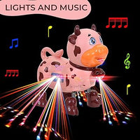 Electric Dancing Cow With Light & Music