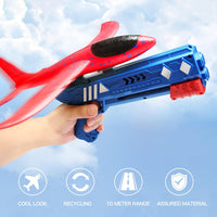 Thumbnail for Air-plane Launcher Catapult Foam Gun Toy