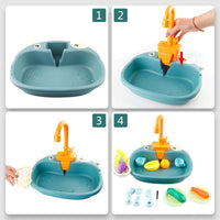 Battery Operated Little Cow Dish Washer