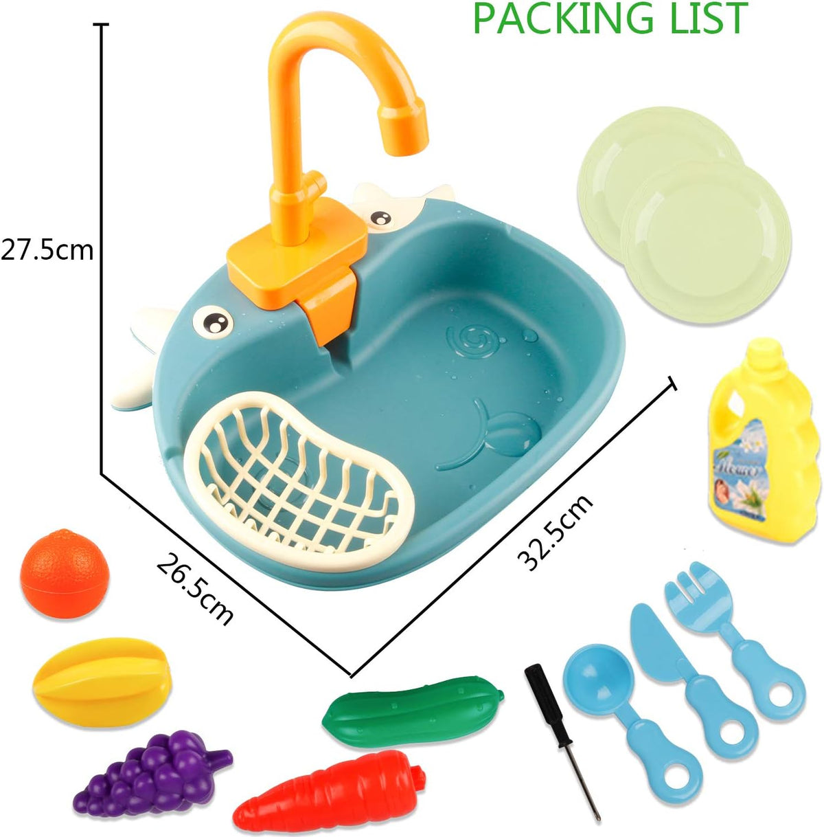 Battery Operated Little Cow Dish Washer