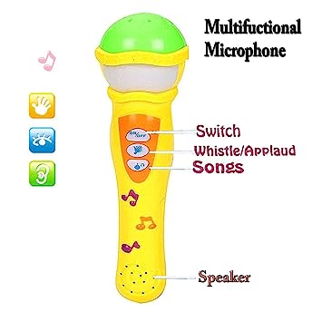 Kid Toy Microphone With Music And Lights
