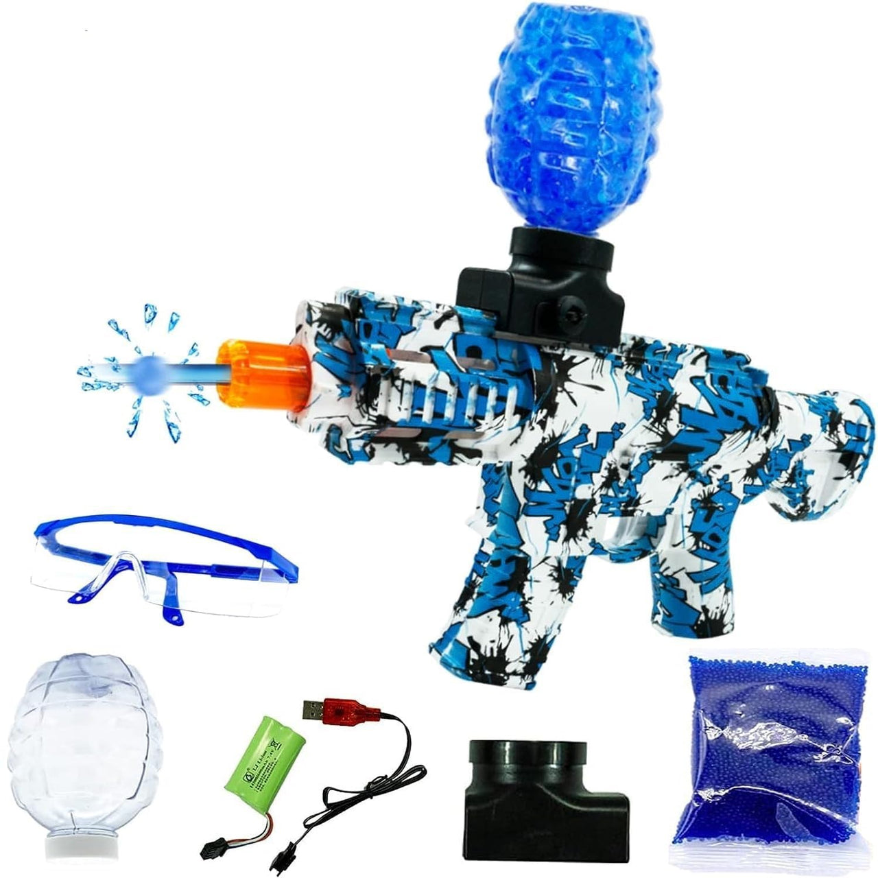 Rechargeable M416 Soft Bullet & Gel Blaster Gun