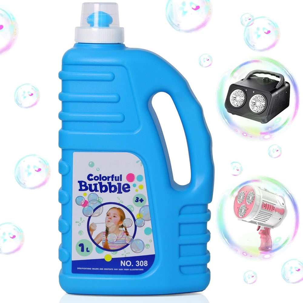 1000ml Colorful Bubble Solution Bottle