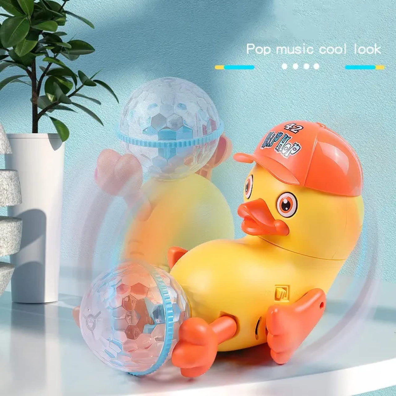 Ball Spinning Stunt Dancing Duck