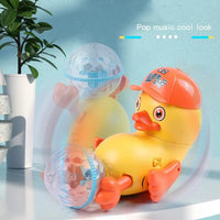 Ball Spinning Stunt Dancing Duck