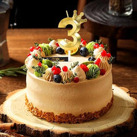 Number 3 Crown Designed Birthday Candle