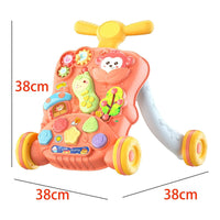 Multi-functional Baby Puzzle Activity Walker - Red