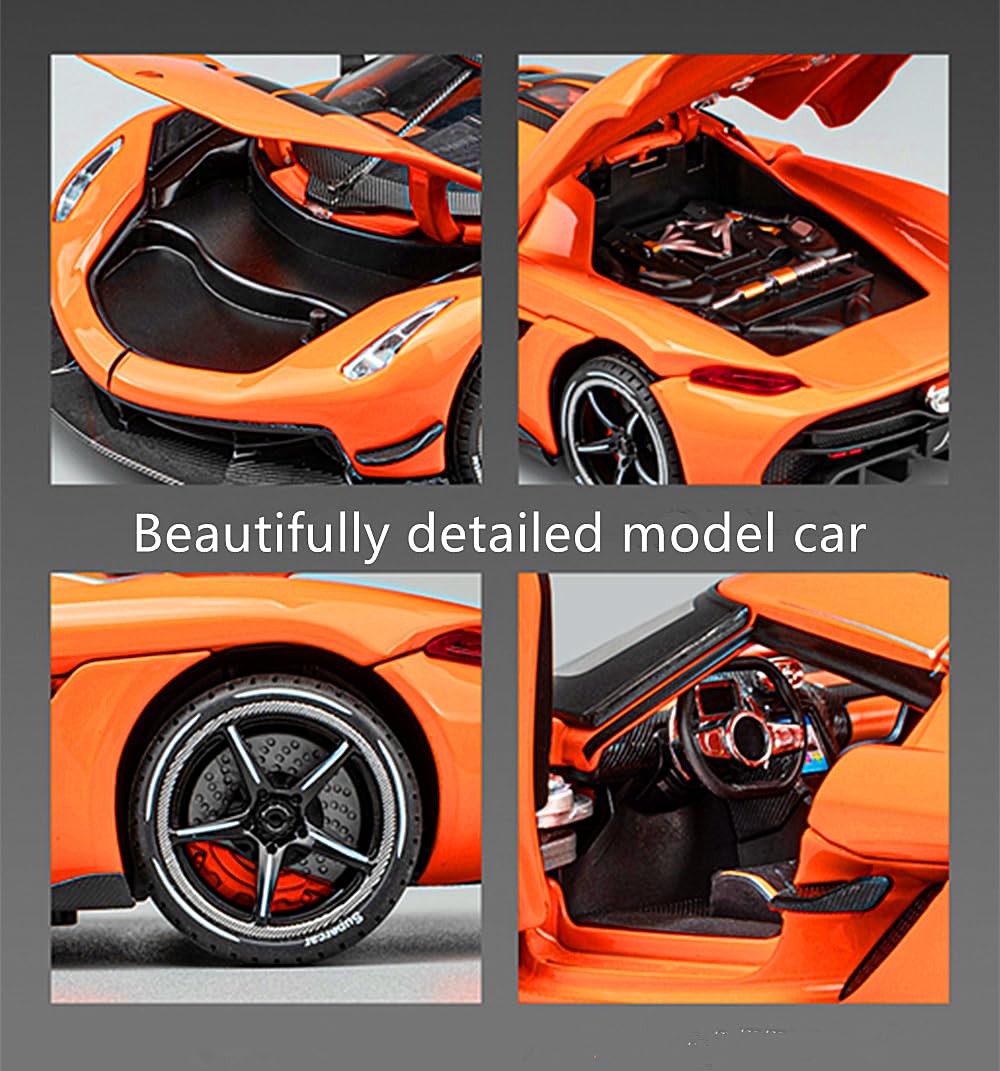 1:24 Diecast Koenigsegg Jesko Sports Model Car