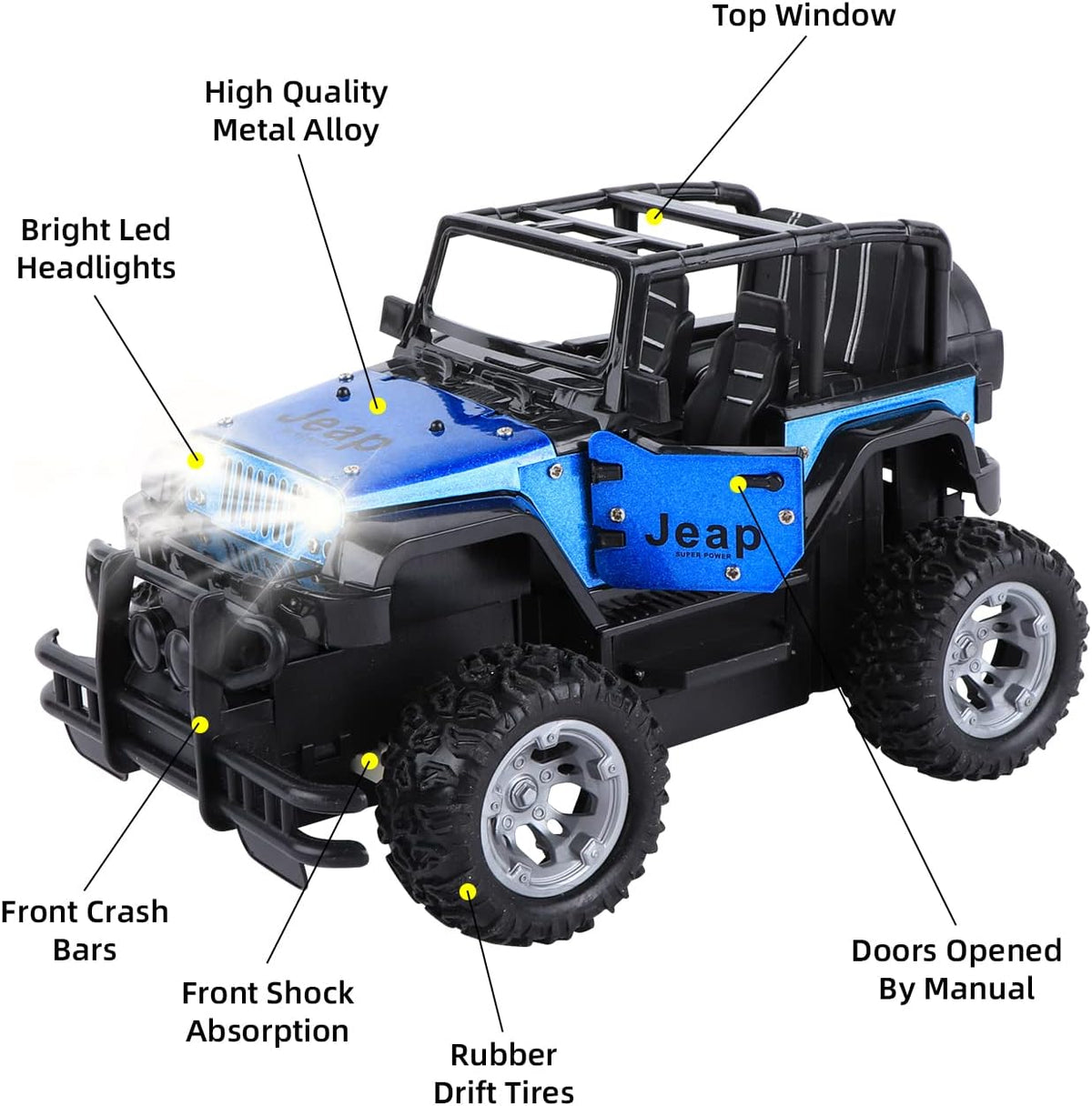 Remote Control Metal Rock Climbing Jeep