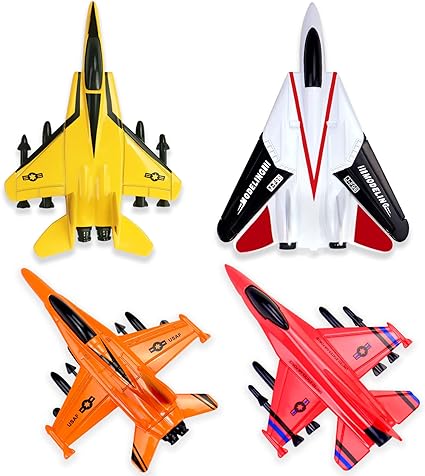 Diecast Pullback Air-planes Model Set of 4