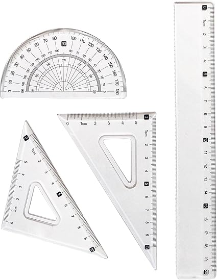 4Pcs Premium Quality Geometric Tools