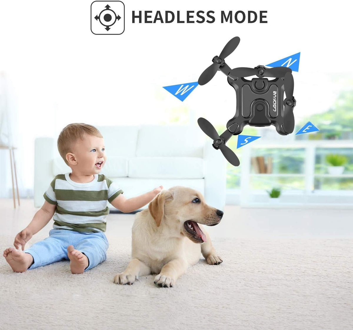 Remote Control Mini Pocket Drone With Light