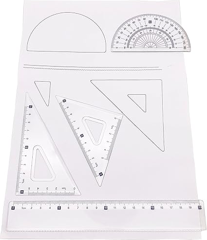 4Pcs Premium Quality Geometric Tools