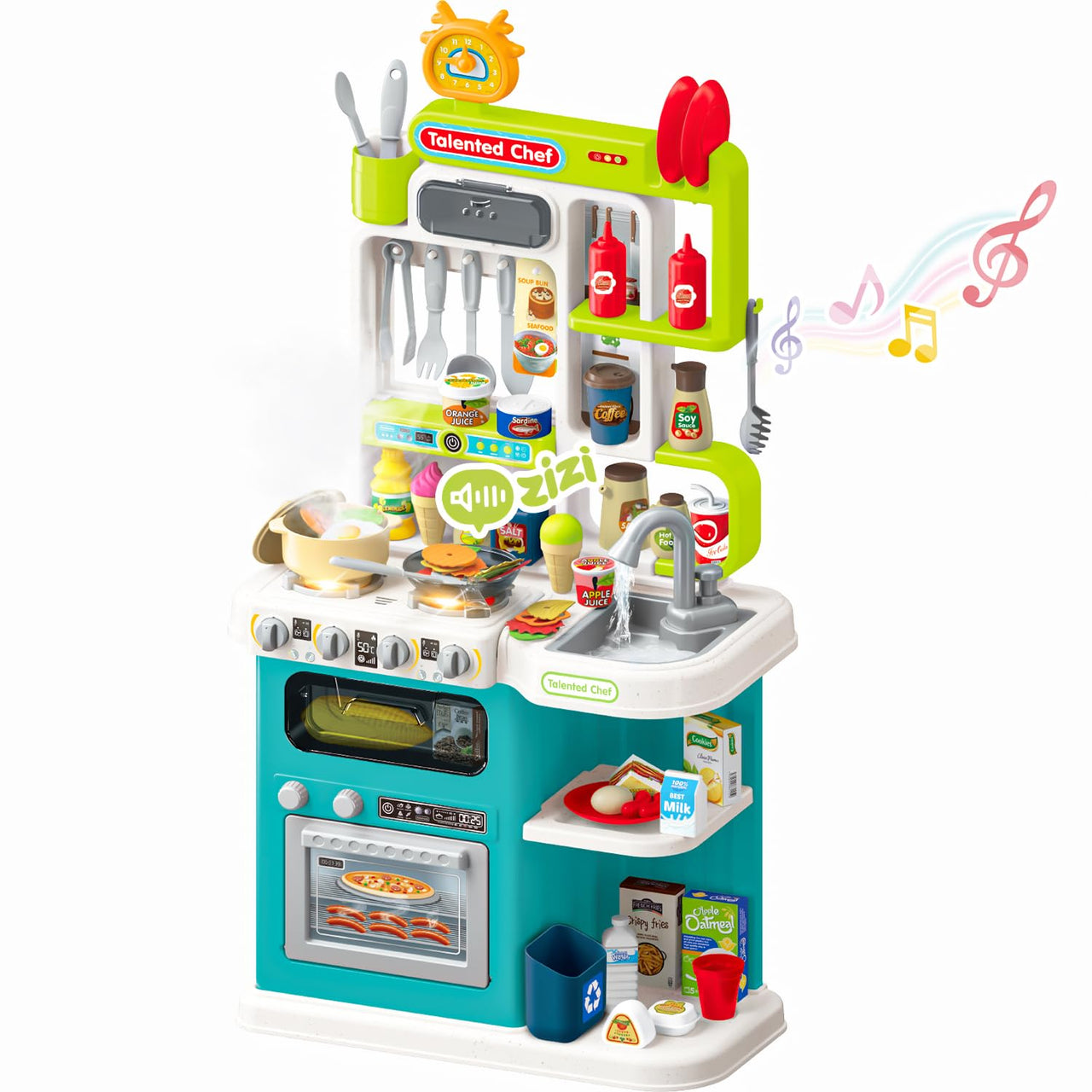 95Pcs Kids Pretend Home Chef Kitchen Set