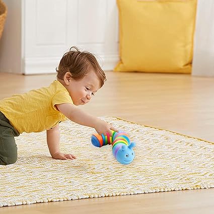 Cute Mini Twisting Colorful Caterpillar Toy