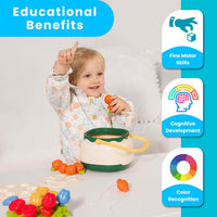Huanger Montessori Flower Nails Bucket