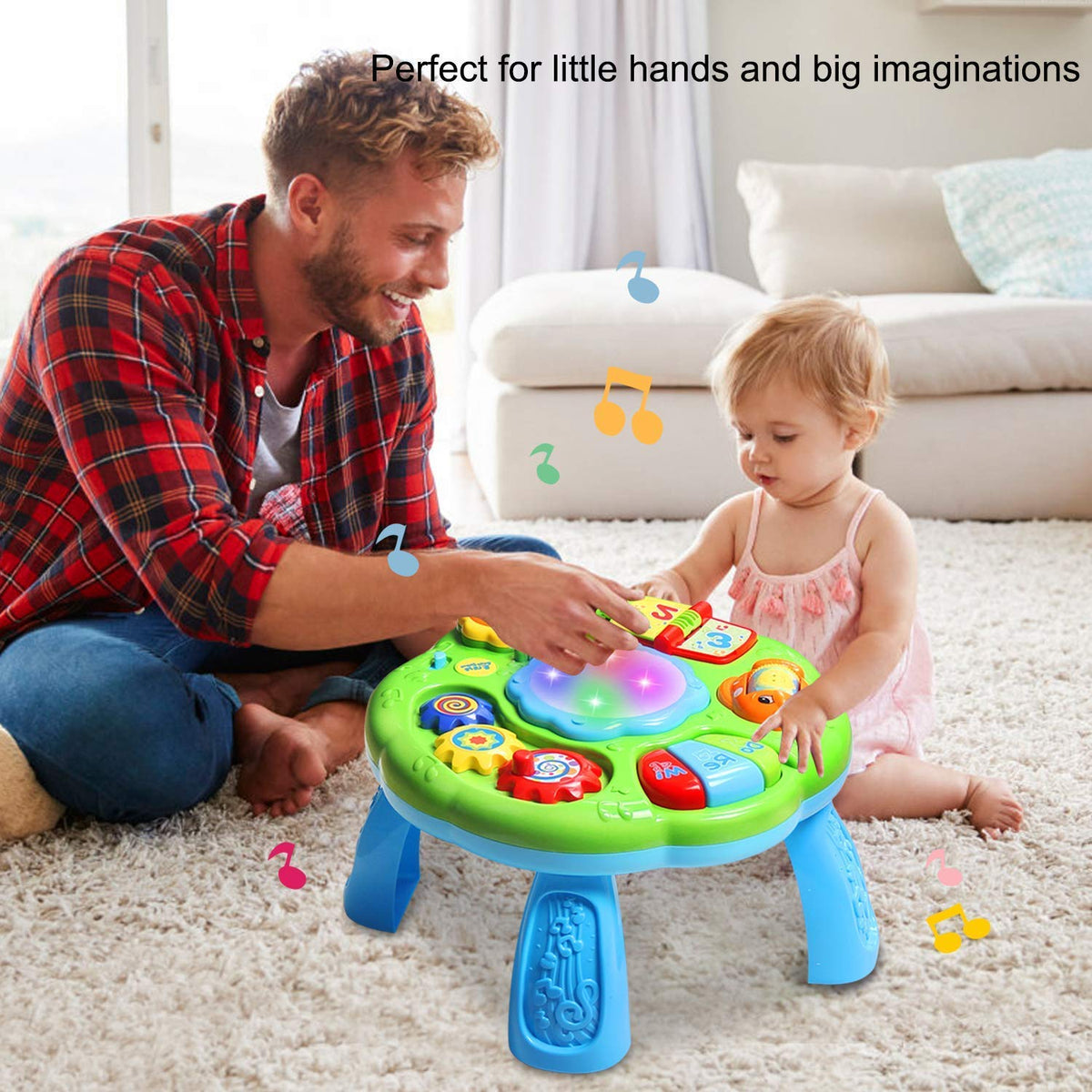 2in1 Toddlers Musical Activity Table