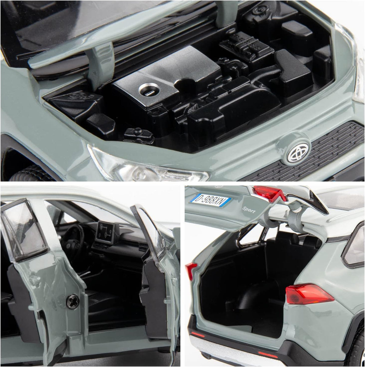 1:32 Diecast Toyota RAV4 Off-Road Vehicle
