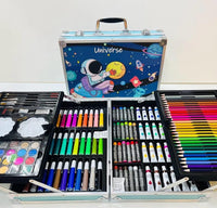 145Pcs Premium Space Themed Kids Painting Kit Briefcase