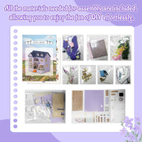 DIY Miniature Happy House With LED Lights