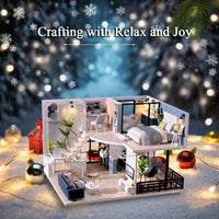 DIY Miniature Modern Luxury Home With LED Lights