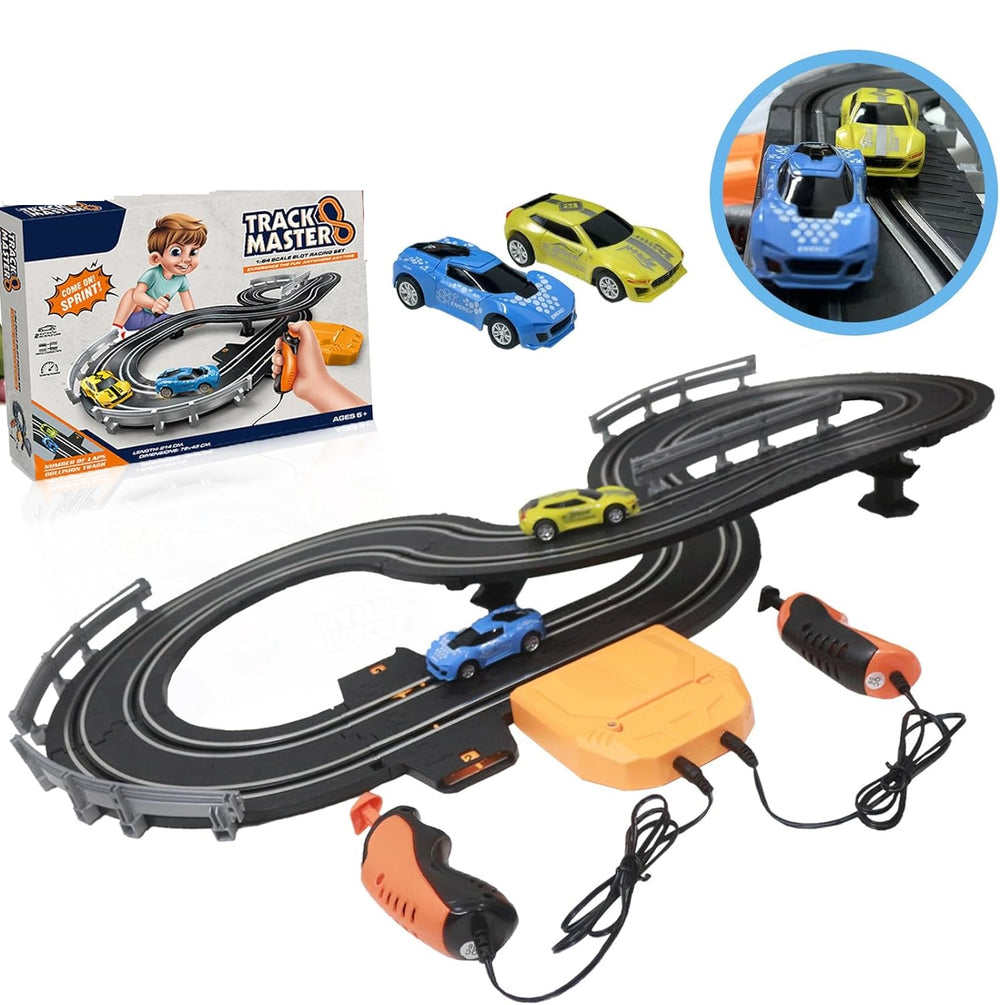 1:64 Electric Circular Overpass Car Racing Track Set