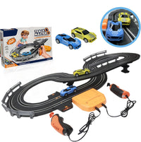 1:64 Electric Circular Overpass Car Racing Track Set