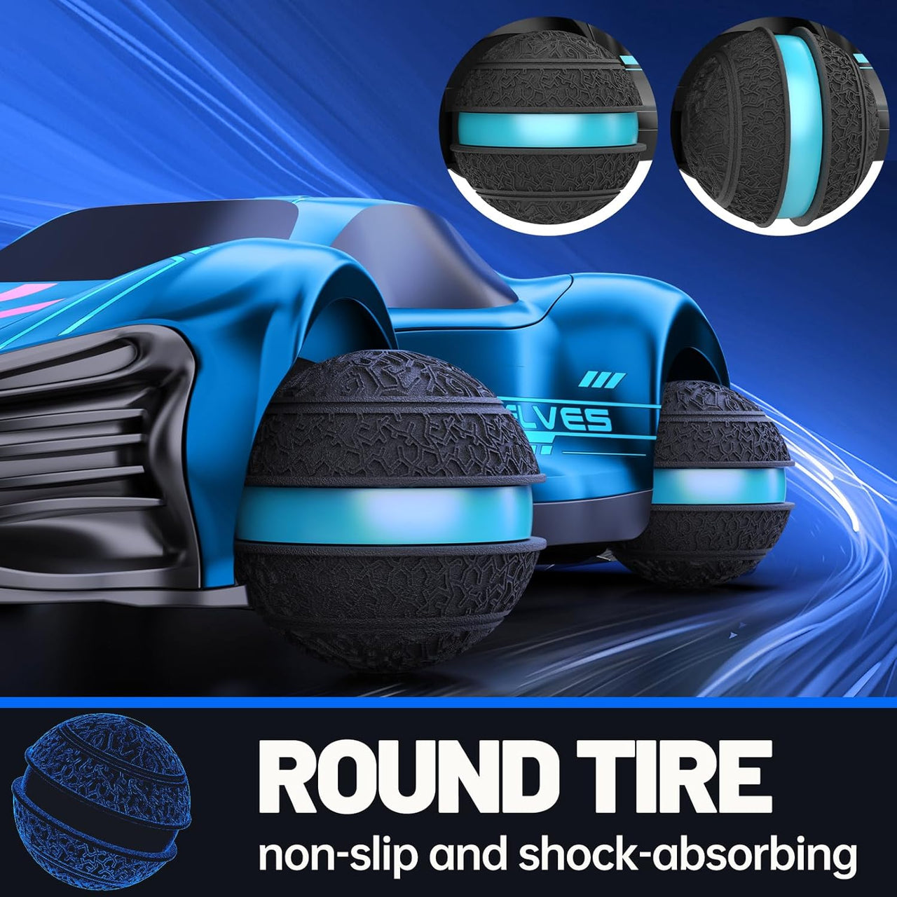 RC Crazon 4WD Round Wheels Drift Car