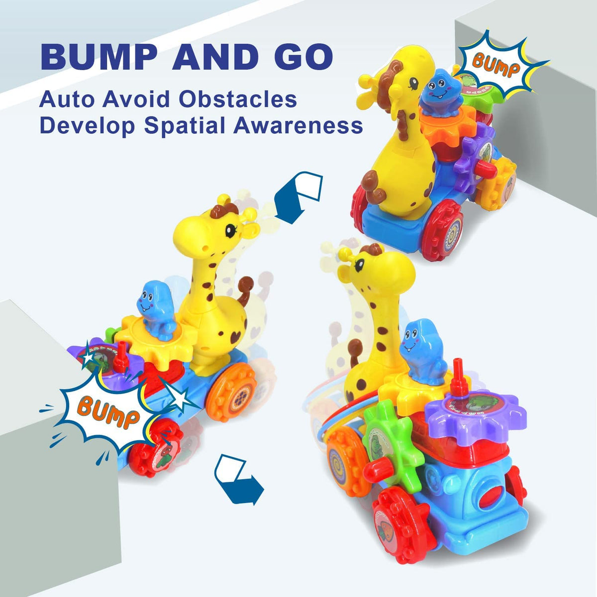Musical Giraffe Ring Toss Game