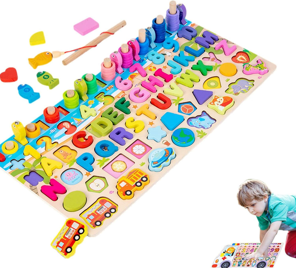 6in1 Wooden Logarithmic Board