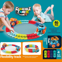 Thumbnail for 46Pcs Changeable & Flexible Climbing Car Track Set