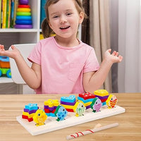 Multi-functional Wooden Shape & Magnetic Fishing Board