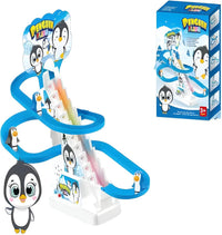 Electric Penguin Slide Racing Track Set With Light & Music