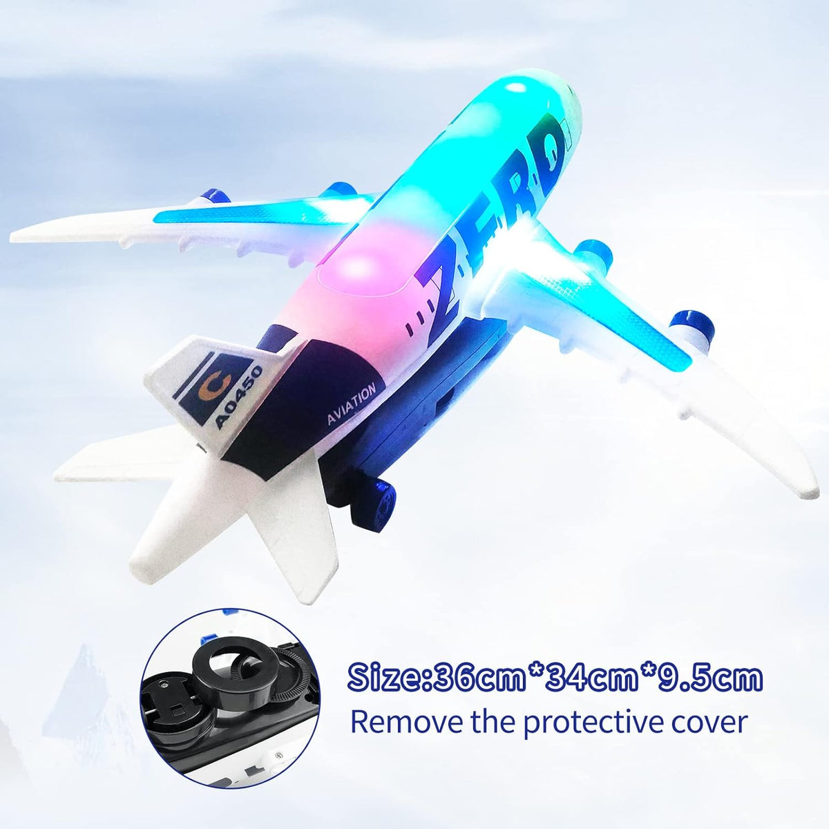 Zero Aircraft Toy With Lights & Sound