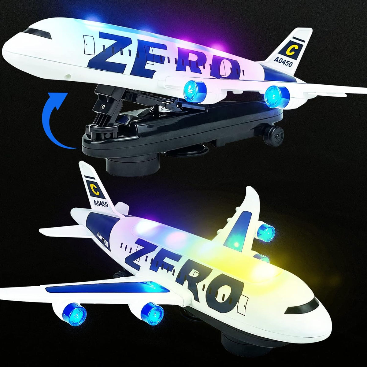 Zero Aircraft Toy With Lights & Sound