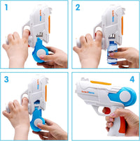 Battery Operated Cool Bubble Gun With Light & Sound