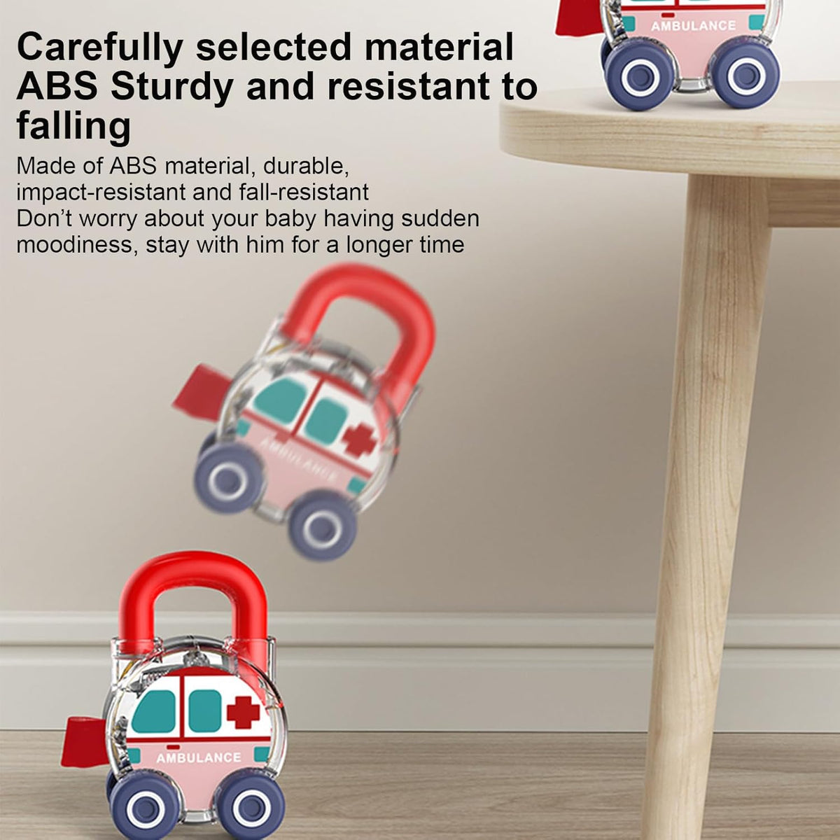 3Pcs Montessori Lock & Key Cars