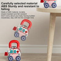 3Pcs Montessori Lock & Key Cars