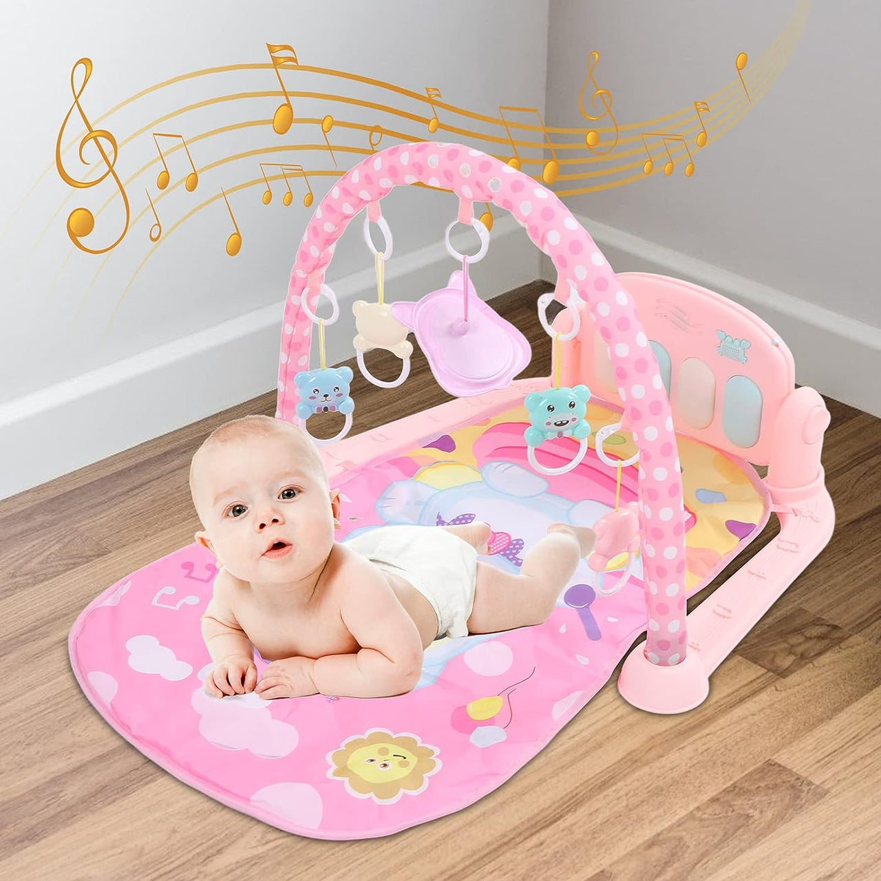 Harmonium Multi-Functional Baby Play Mat With Rattles