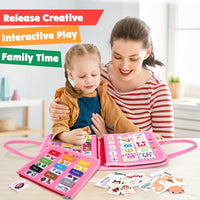 Montessori Unicorn 8 Pages Multi-functional Activity Busy Book