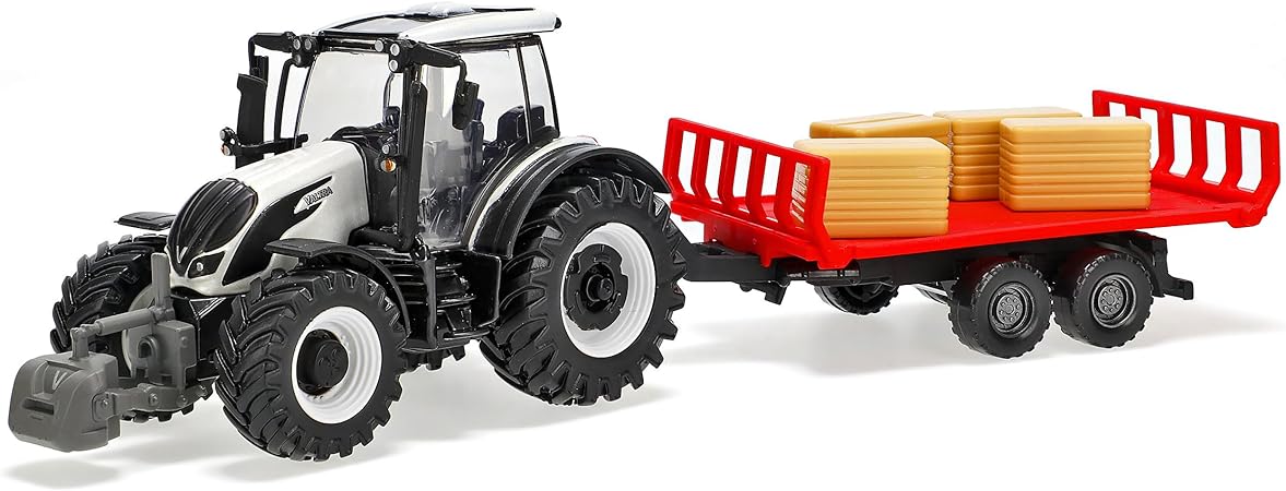 Bburago Farm Land Valtra N174 Tractor With Trailers