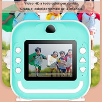 Kids Cute Bunny Shape Instant Print Camera - Blue