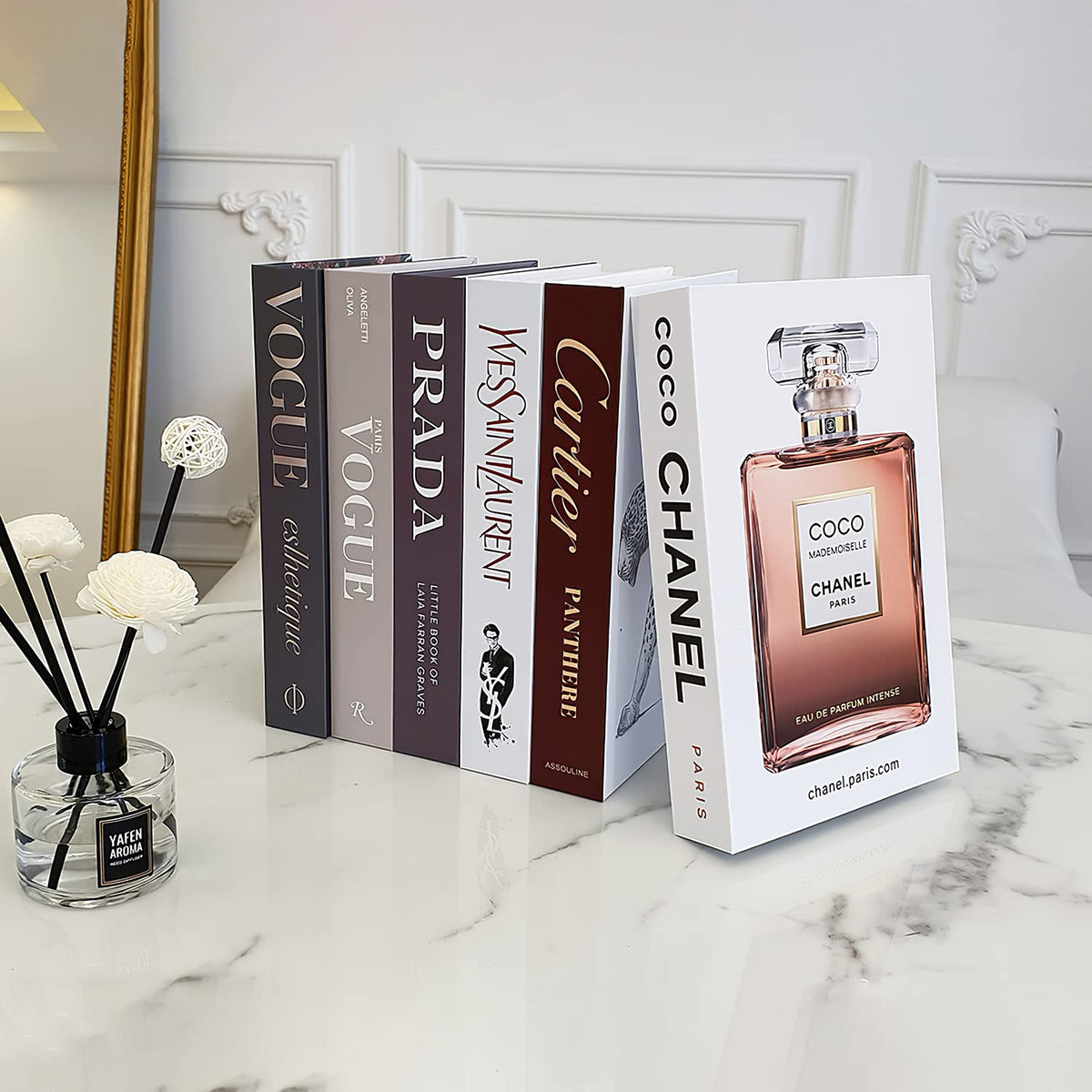 Designer-Inspired Storage Books-Assortment