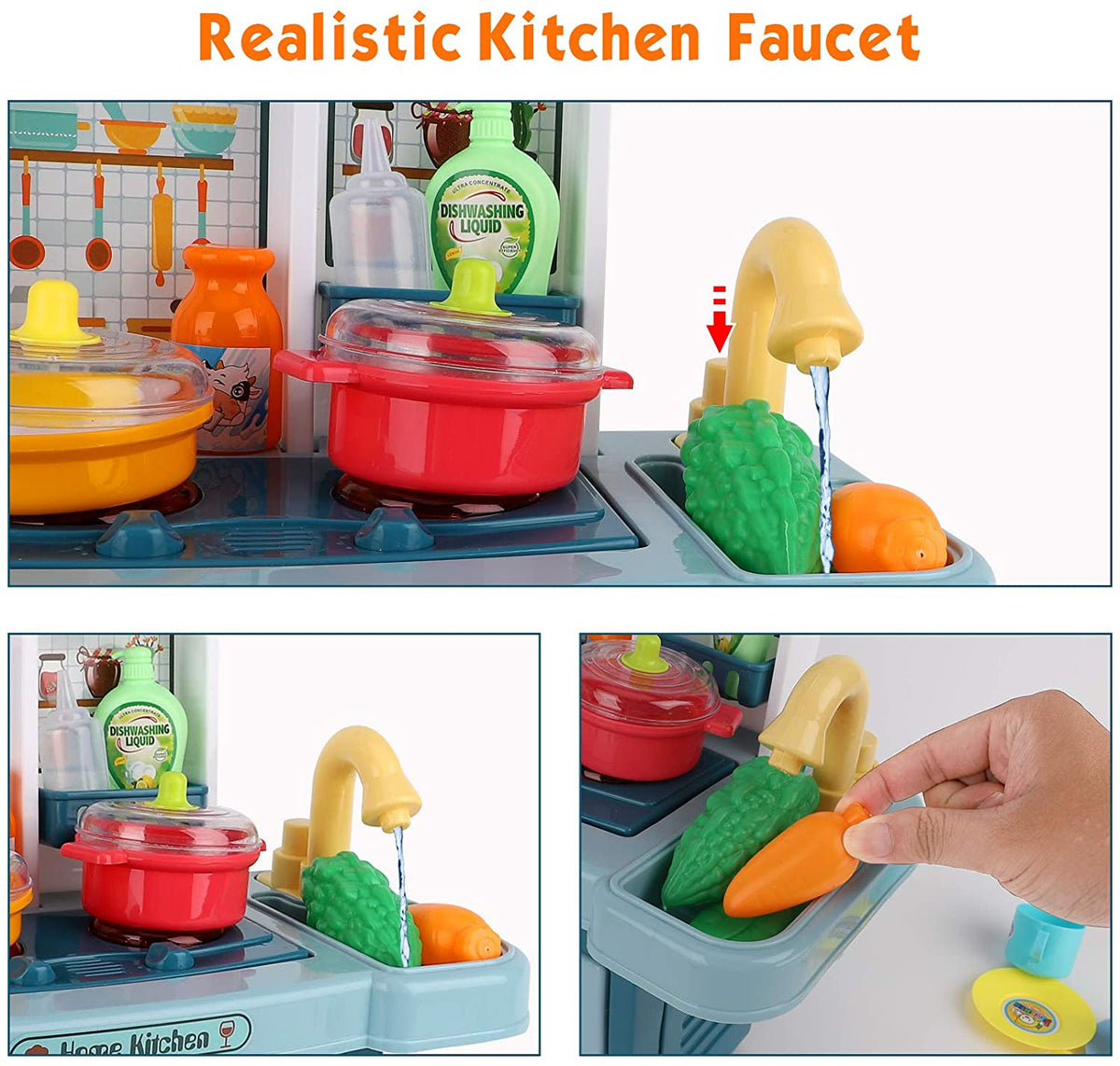 Ealing Kitchen Play Set - Realistic Faucet