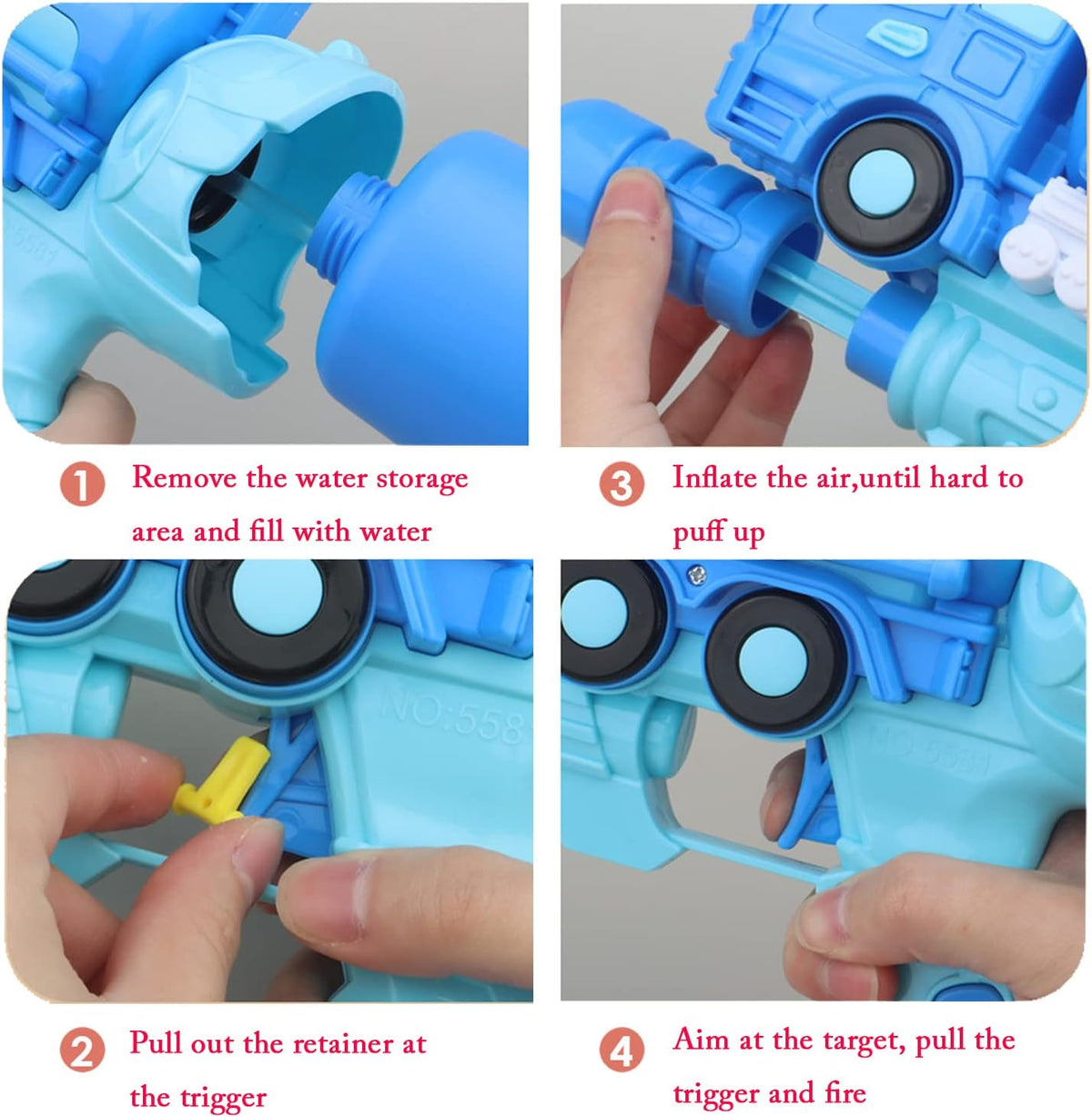 Manual Ice Cream Model Water Gun