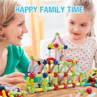 56 Pcs Magnetic Sticks Blocks